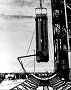 SA-1 mission /LC-34 Service Structure, Hoisting the stage in vertical attitude